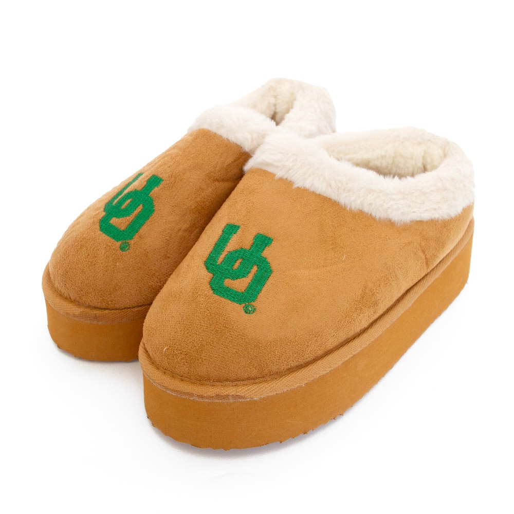 Interlocking UO, Zoozatz, Brown, Slipper, Leather, Accessories, Women, Teagan, Stacked Sole, 958768